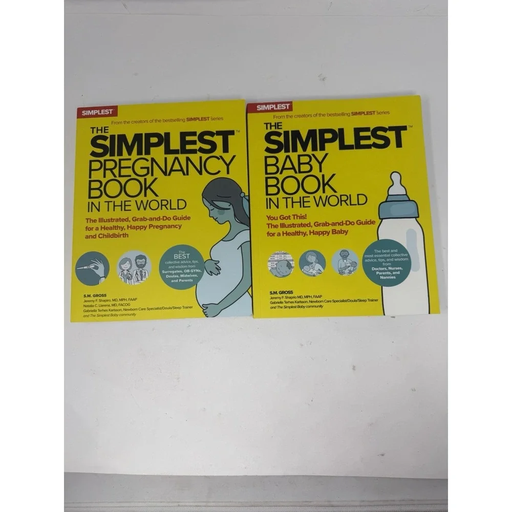 The Simplest Pregnancy Book & The Simplest Baby Book in the World Set S.M. Gross
